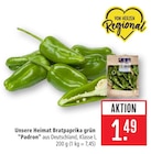 Marktkauf Schwäbisch Gmünd - Heimat Bratpaprika grün "Padron" Angebot im Prospekt Heimat Bratpaprika grün "Padron" bei Marktkauf im Schwäbisch Gmünd Prospekt für 1,49 €