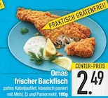 Omas frischer Backfisch im aktuellen EDEKA Prospekt für 2,49 €