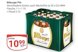 Pils Angebote von Bitburger bei GLOBUS Hof für 10,99 €