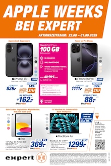 expert Prospekt Top Angebote mit 2 Seiten