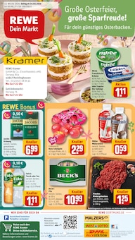 Aktueller REWE Prospekt für Recklinghausen und Ungebung, Seiten zum blättern REWE Prospekt Dein Markt mit Seiten in Recklinghausen und Umgebung