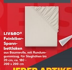 Feinbiber-Spannbettlaken Angebote von LIV&BO bei Kaufland Gifhorn für 5,00 €