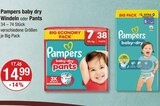 Baby Dry Windeln im V-Markt Prospekt Baby Dry Windeln von Pampers im aktuellen V-Markt Prospekt für 14,99 €