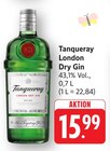 London Dry Gin Angebote von Tanqueray bei E center Filderstadt für 15,99 €