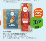 Bio-Eis Multipackung Erdbeere im Angebot bei tegut in Göttingen Bio-Eis Multipackung Erdbeere Angebote von Froobie bei tegut Göttingen für 3,99 €