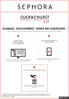 Prospectus Sephora à Nice, "Cliquez, succombez, venez me chercher...", 1 page de promos valables du 30/05/2021 au 31/03/2023