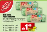 Bio-Müll-Folienbeutel 10 Liter Angebote von Gut & Günstig bei E center Wiesbaden für 1,49 €