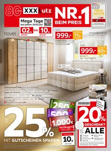 Kleiderschrank im aktuellen XXXLutz Möbelhäuser Prospekt (Göttingen) Kleiderschrank im XXXLutz Möbelhäuser Prospekt "NR.1 BEIM PREIS" mit 40 Seiten (Göttingen)