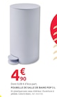 Mr.Bricolage Cogolin - Promo POUBELLE DE SALLE DE BAINS POP 3 L Promo POUBELLE DE SALLE DE BAINS POP 3 L à 4,90 € dans le catalogue Mr.Bricolage à Cogolin