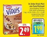 EDEKA Landsberg - Vitalis Müsli Angebot im Prospekt Vitalis Müsli bei EDEKA im Landsberg Prospekt für 1,99 €