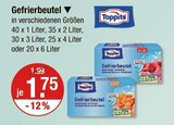 Gefrierbeutel im V-Markt Prospekt Gefrierbeutel von Toppits im aktuellen V-Markt Prospekt für 1,75 €