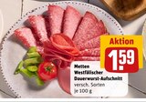 Westfälischer Dauerwurst-Aufschnitt bei REWE im Moers Prospekt für 1,59 €