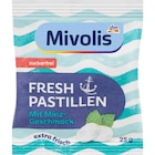 Pastillen, Fresh Minze, zuckerfrei von Mivolis im aktuellen dm-drogerie markt Prospekt für 0,55 €