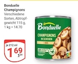 Champignons im Angebot bei GLOBUS in Salzgitter Champignons Angebote von Bonduelle bei GLOBUS Salzgitter für 1,69 €