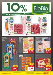 Bio Fleisch Angebot im aktuellen Netto Marken-Discount Prospekt auf Seite 21