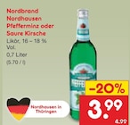 Pfefferminz Angebote von Nordbrand Nordhausen bei Netto Marken-Discount Leipzig für 3,99 €
