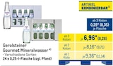 Gourmet Mineralwasser im METRO Prospekt Gourmet Mineralwasser von Gerolsteiner im aktuellen METRO Prospekt für 8,28 €