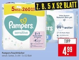 Feuchttücher Sensitive im Angebot bei Marktkauf in Fellbach Feuchttücher Sensitive Angebote von Pampers bei Marktkauf Fellbach für 4,99 €