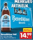 Aktuelles Benediktiner Hell Angebot bei Netto Marken-Discount in Karlsruhe ab 14,99 €