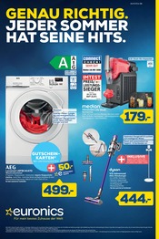 EURONICS Elektromärkte Prospekt der aktuellen Woche mit 12 Seiten, gültig von 12.08.2026 bis 23.08.2026, in Rellingen und Umgebung Aktueller EURONICS Elektromärkte Prospekt in Rellingen und Umgebung, "GENAU RICHTIG. JEDER SOMMER HAT SEINE HITS." mit 12 Seiten, 12.08.2026 - 23.08.2026