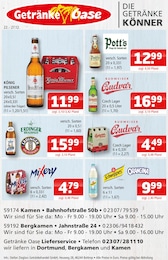 Getränkemärkte Prospekt von Getränke Oase in Kamen Aktueller Getränke Oase Getränkemärkte Prospekt für Kamen: Aktuelle Angebote mit 1} Seite, 22.12.2025 - 27.12.2025
