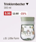Becher im V-Markt Prospekt Trinklernbecher von Little Farm im aktuellen V-Markt Prospekt für 9,99 €