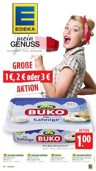 EDEKA Bensheim Prospekt der aktuellen Woche, gültig von 23.02.2026 bis 28.02.2026 Aktueller EDEKA Bensheim Prospekt "Aktuelle Angebote" mit 60 Seiten