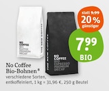 Bio-Bohnen von No Coffee im aktuellen tegut Prospekt für 7,99 €