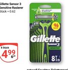 Aktuelles Sensor 3 Sensitive Rasierer Angebot bei GLOBUS in Krefeld ab 4,99 €