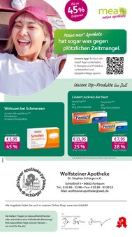 Aktueller mea - meine apotheke Prospekt "Unsere Juli-Angebote" Aktueller mea - meine apotheke Prospekt
