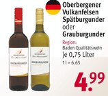 Wein von Oberbergener Vulkanfelsen für 4,99 € bei Rossmann im Angebot Wein von Oberbergener Vulkanfelsen im aktuellen Rossmann Prospekt