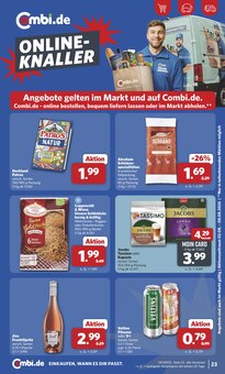 Jacobs im aktuellen combi Prospekt (Bremen) Jacobs im combi Prospekt "Markt - Angebote" mit 35 Seiten (Bremen)