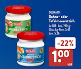 Sahne-Meerrettich im ALDI SÜD Prospekt Sahne-Meerrettich von Delikato im aktuellen ALDI SÜD Prospekt für 1,00 €