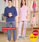 Damen- oder Herren- Schlafanzug Angebote bei Penny Fellbach für 12,99 €