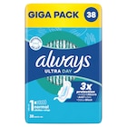 Protections hygiéniques "Giga Pack" - ALWAYS en promo chez Carrefour Protections hygiéniques "Giga Pack" - ALWAYS dans le catalogue Carrefour