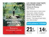 Les cœurs sont faits pour être brisés Tatiana de Rosnay - Albin Michel dans le catalogue E.Leclerc