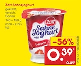 Sahnejoghurt Angebote von Zott bei Netto Marken-Discount Castrop-Rauxel für 0,39 €