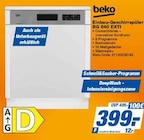 Einbau-Geschirrspüler BG 640 EXTI Angebote von beko bei HEM expert Schwäbisch Hall für 399,00 €