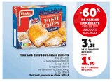 Fish and Chips Surgelés - Findus en promo chez U Express Bourg-en-Bresse à 1,30 €