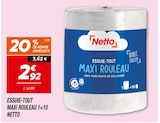 Essuie-tout maxi rouleau 1-10 - NETTO - Netto Essuie-tout maxi rouleau 1-10 - NETTO à 2,92 € dans le catalogue Netto