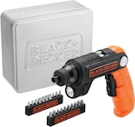Tournevis 3,6V avec boite de rangement en metal - BLACK&DECKER - Intermarché Hyper Tournevis 3,6V avec boite de rangement en metal - BLACK&DECKER à 29,90 € dans le catalogue Intermarché Hyper