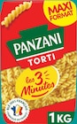 Pâtes Torti Les 3 Minutes - PANZANI à 1,41 € dans le catalogue Intermarché Super