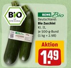Bio Zucchini bei REWE im Prospekt "Dein Markt" für 1,49 €