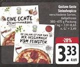 Steinofenpizza Angebote von Gustavo Gusto bei EDEKA Bayreuth für 3,33 €