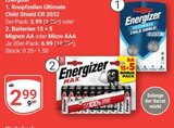 Aktuelle Batterie Angebote bei GLOBUS in Erfurt Aktuelles Knopfzellen Ultimate Child Shield CR 2032 Angebot bei GLOBUS in Erfurt ab 2,99 €