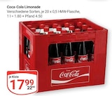 Aktuelle Coca Cola Angebote bei GLOBUS in Trier Aktuelles Limonade Angebot bei GLOBUS in Trier ab 17,99 €