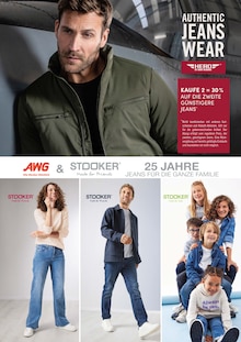 Aktueller AWG Brackenheim Prospekt AWG Brackenheim Prospekt "AUTHENTIC JEANS WEAR" mit 4 Seiten