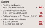 Aktuelles Eine Auswahl unserer Leistungen für Haus und Garten Angebot bei toom Baumarkt in Wuppertal ab 90,00 €