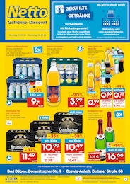 Netto Marken-Discount Prospekt für Bad Düben: "Gekühlte Getränke", 2 Seiten, 01.07.2024 - 06.07.2024