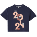 T-shirt fille des Jeux Olympiques de Paris 2024 dans le catalogue Carrefour